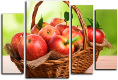 Модульная картина "Райские яблочки"