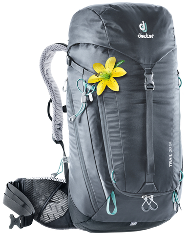 Картинка рюкзак туристический Deuter Trail 28 SL graphite-black - 1