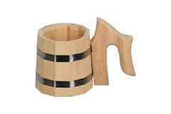 31062 КРУЖКА "ТАЁЖНАЯ" 0,5 Л, ЛИПА (1/5) "БАННЫЕ ШТУЧКИ"---