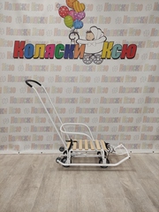 Санки коляска Ника Тимка 5 универсал белый