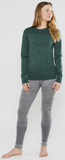 Утеплённая беговая рубашка Craft Fuseknit Comfort Green женская