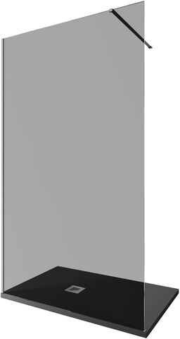Allen Brau Infinity 3.21032.BA.T Душевая перегородка, цвет: cеребро браш