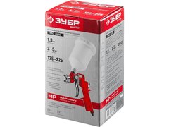 ЗУБР MS 200, 1.3 мм, пневматический краскопульт с верхним бачком (06455-1.3)