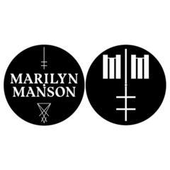 Слипмат Для Проигрывателя Виниловых Пластинок (Marilyn Manson - Logo/Cross)