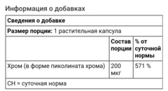 Solgar, Пиколинат хрома, 200 мкг, 180 растительных капсул