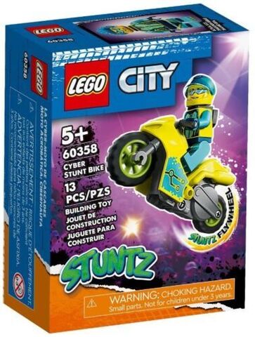 Lego konstruktor City 60358 Cyber Stunt Bike