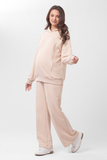 Спортивный костюм для беременных и кормящих 14627 бежевый