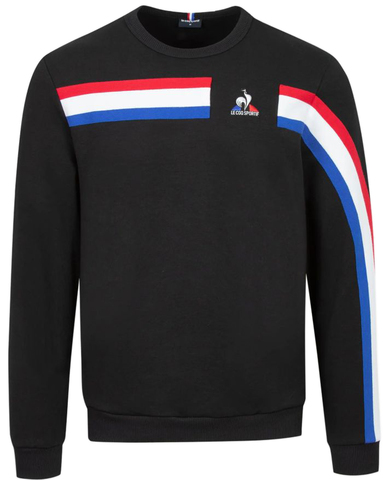 Куртка теннисная Le Coq Sportif TRI Crew Sweat No.1 M - black