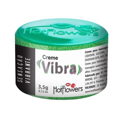 Возбуждающий крем Vibra с эффектом вибрации - 3,5 гр. - HotFlowers HC579