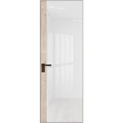 Алюминиевая дверь 6AGК кромка деорэ остеклённая