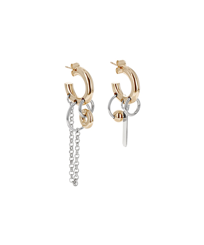 Серьги IRVIN GOLD & PALLADIUM