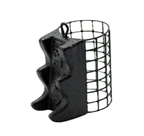 Груз-кормушка мет. X-FEEDER ME BATMAN M GRID 110 г (30 мл, цвет Matt Black, сварная сетка)  10 шт/уп.