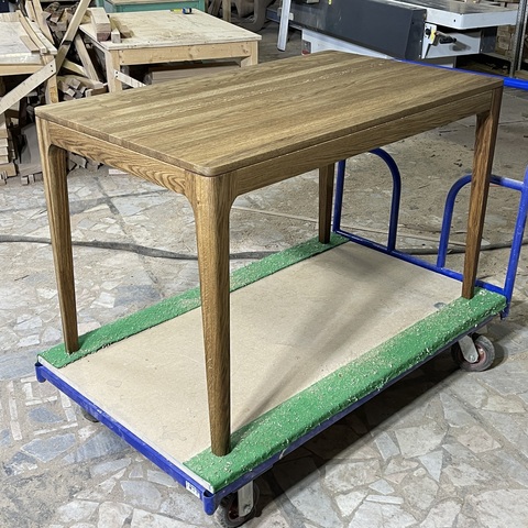 Прямоугольный кухонный стол из массива дуба - ZIGGY 20