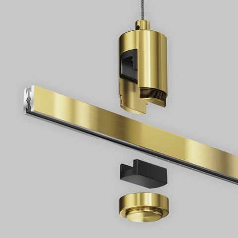Комплектующие для трековой системы Maytoni Accessories for tracks flarity TRA157SW-S1-BS