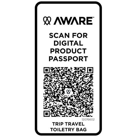 Trip Aware™ дорожная косметичка из переработанного материала 6 л
