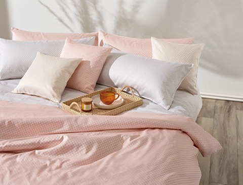 Постельное белье 2 спальное евро Curt Bauer Mellow 9024 rosewood розовое дерево