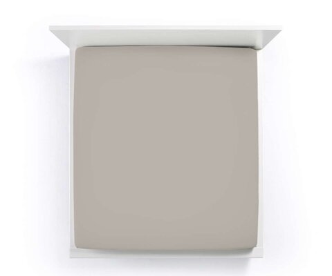 Простыня на резинке 140x200-160x200 Formesse Bella Donna Jersey 0125 platinum