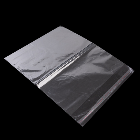 Пакетик (конверт) прозрачный с клейкой полоской 30*35 см