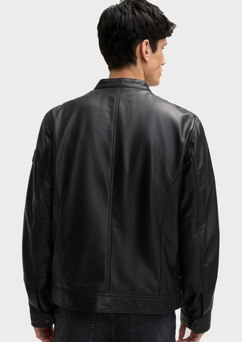Куртка кожаная Strellson Jace-Slim Black