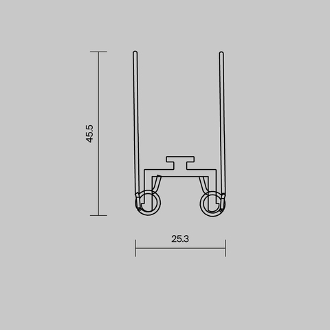 Комплект креплений Maytoni (для профиля 35×42) 4 шт., ALM-3542-MT 642055