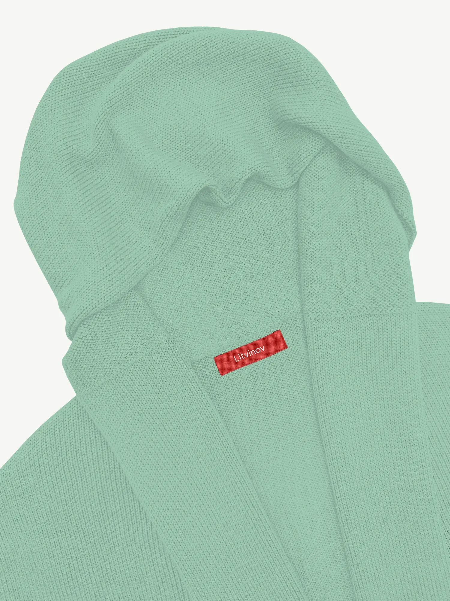 Кардиган с капюшоном из шелка