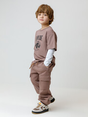 брюки  для мальчика  КР 400829/капучино 1312 к638