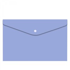 
          Папка-конверт на кнопке Alingar, A4, 235х320 мм, 180 мкм, глянец, "Macarons", голубая