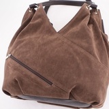 Сумка Саломея 101 эко-замша шоколад