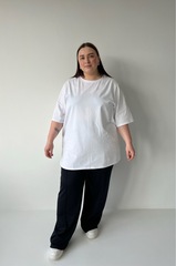 Футболка OverSize молочная