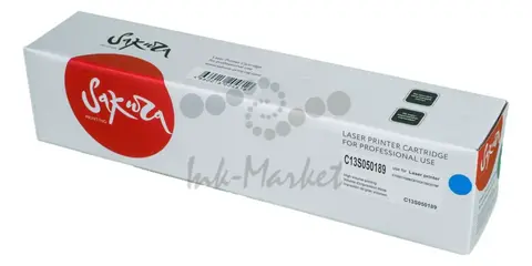 Картридж Sakura C13S050189 (S050189) для Epson, голубой, 4000 к.
