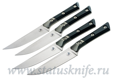 Сет Microtech Kitchen Steak Set 4 Black 3600B-10SETBK