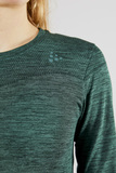 Утеплённая беговая рубашка Craft Fuseknit Comfort Green женская