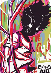 Картина по номерам Аниме Моб Психо