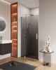 Cezares SLIDER-B-1-100/110-GRIGIO-Cr Душевая дверь в нишу