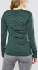 Утеплённая беговая рубашка Craft Fuseknit Comfort Green женская