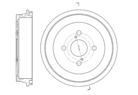 Барабан тормозной G-brake  GD-06629
