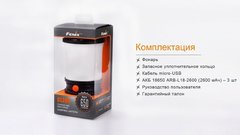 Фонарь Кемпинговый Fenix CL30R (черный) 650lm аккумуляторный