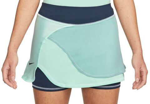 Юбка теннисная Nike Court Dri-Fit Slam Tennis Skirt W - mint foam/ocean cube/obsidian/black