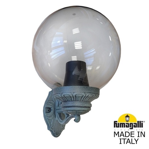 Уличный настенный светильник Fumagalli GLOBE 250 G25.131.000.VZF1R