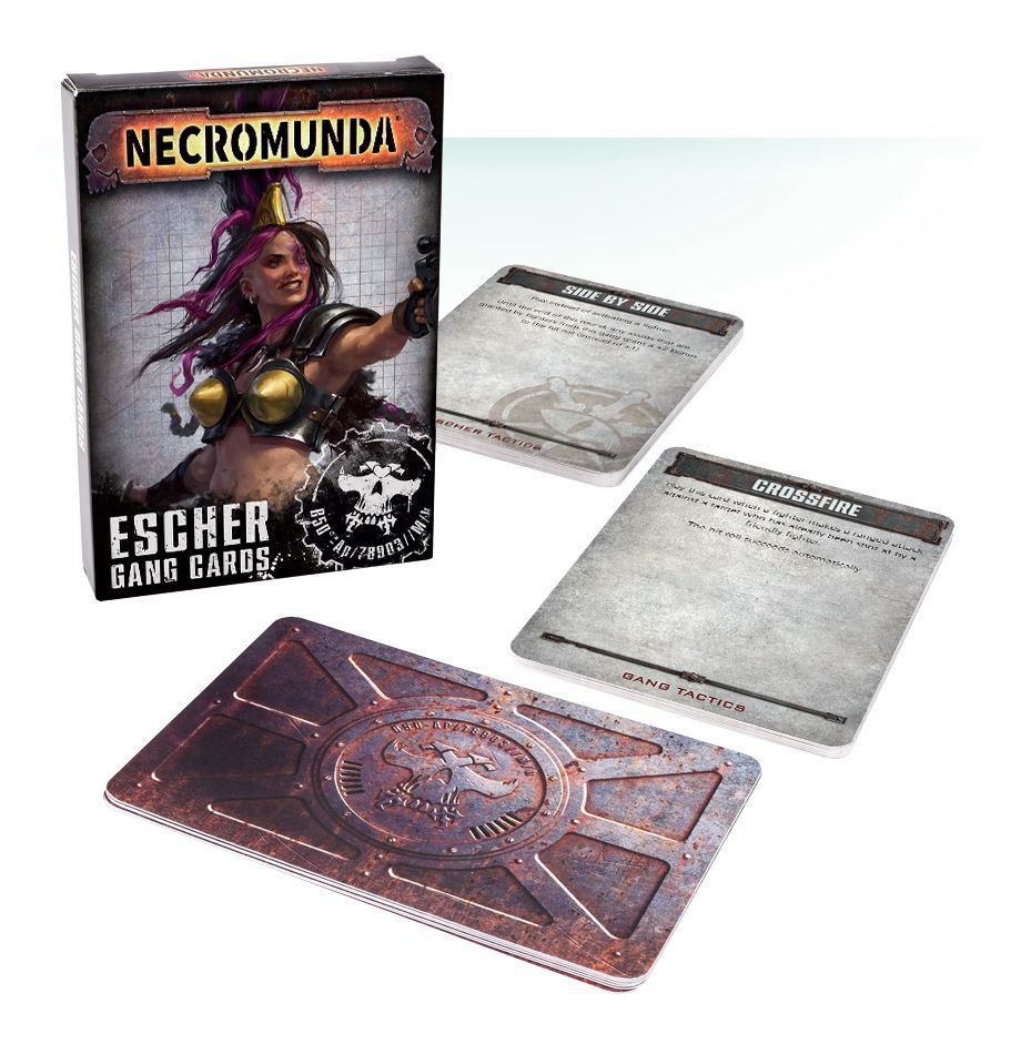 Necromunda: Escher Gang Cards (Набор карточек банды Эшера)