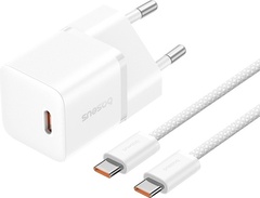 Зарядное устройство Baseus GaN5 mini 1C 20W USB Type-C белый