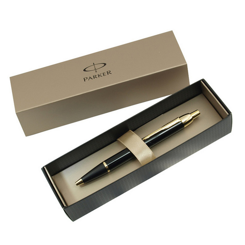 Ручка шариковая Parker IM Metal K221 Black GT (S0856440)
