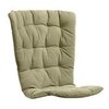 Лаунж-кресло пластиковое с подушкой Nardi Folio, антрацит, зеленый