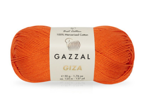 Пряжа Gazzal Giza 2465 апельсин (уп.10 мотков)