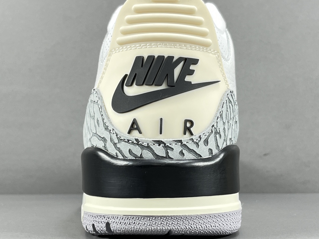 Nike air jordan top 3 retro white cement