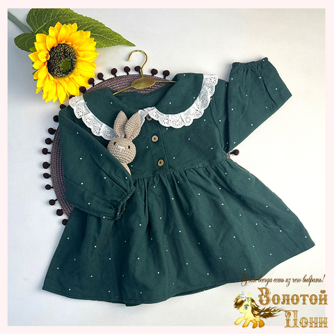 Платье хлопок/фланель (74-98) 241108-G4082