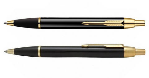 Ручка шариковая Parker IM Metal K221 Black GT (S0856440)