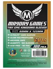 Протекторы для настольных игр Mayday Tiny Epic Kingdoms (88x125) - 100 штук