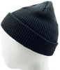 Картинка шапка вязаная Skully Wear short beanie black - 4