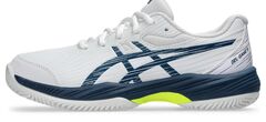 Детские теннисные кроссовки Asics Gel-Game 9 GS Clay/OC - white/mako blue